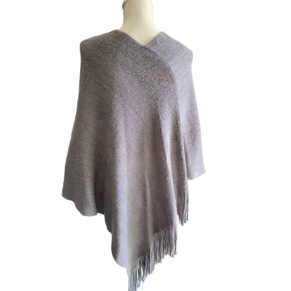 Poncho , Pullover Sweater Women's One Size